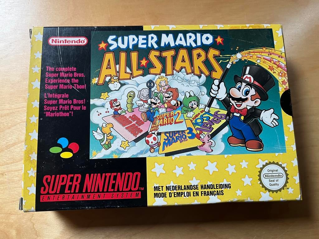 SNES Super Mario all stars CIB, Consoles de jeu & Jeux vidéo, Jeux | Nintendo Super NES, Utilisé, Aventure et Action, 3 joueurs ou plus