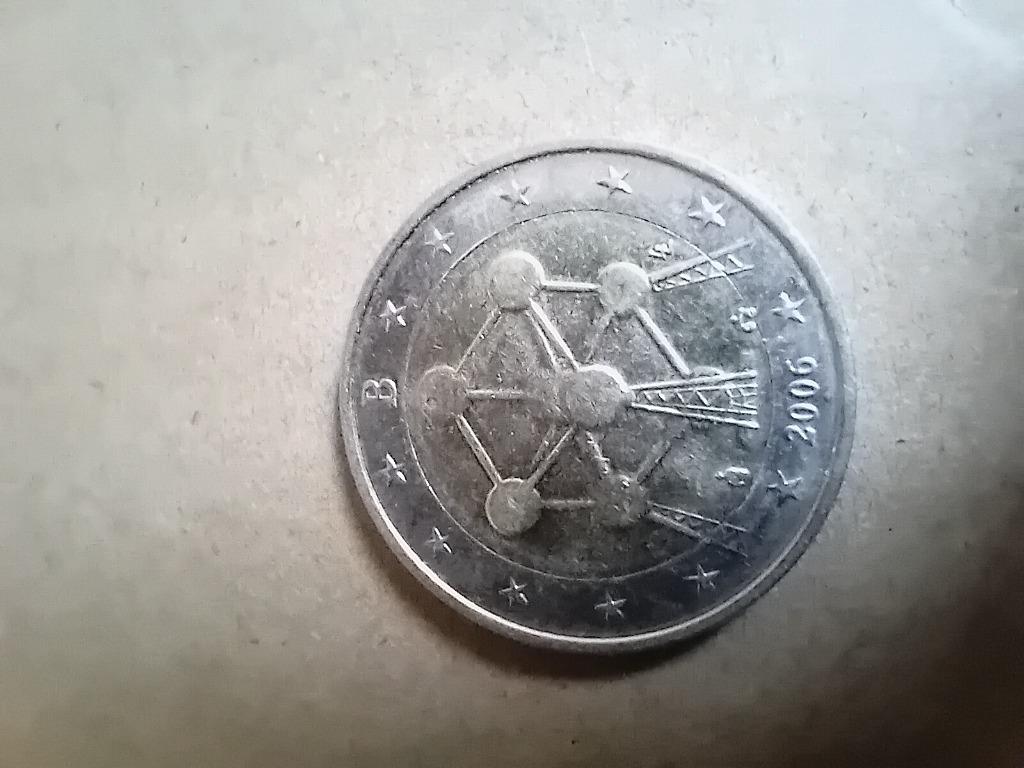 2 euromunt atomium 2006, Ophalen, 2 euro