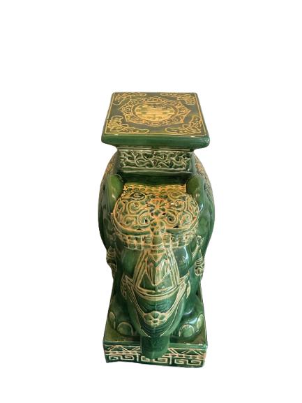 Table à plantes éléphant en céramique, Enlèvement