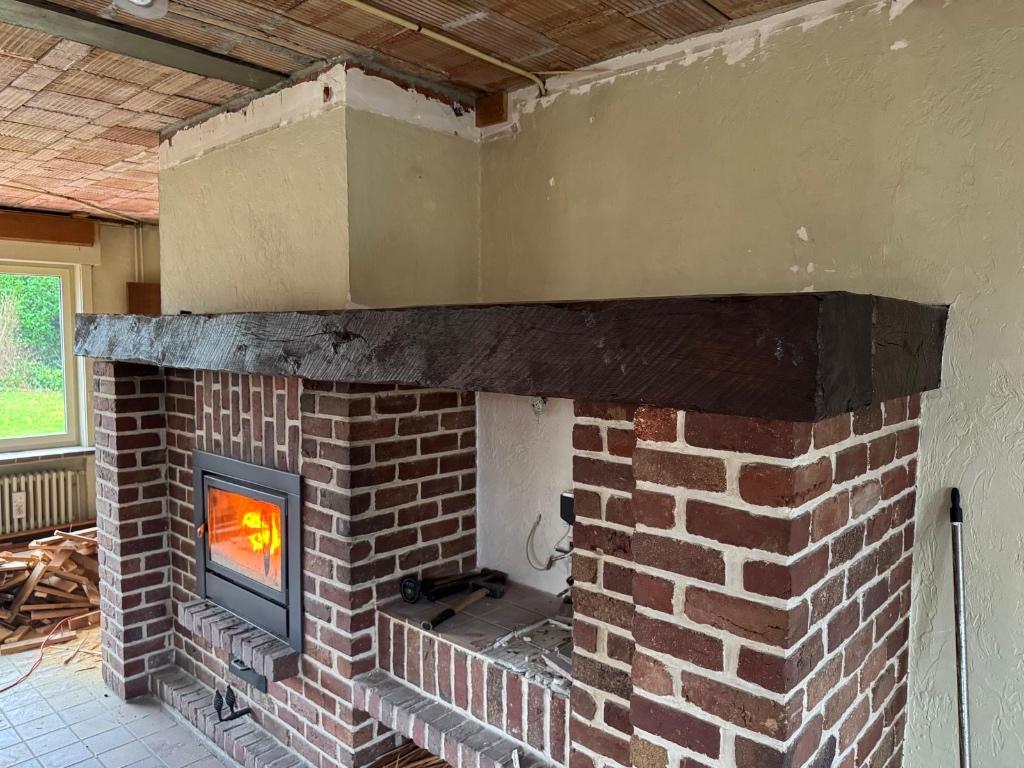 Eiken balken te koop, Doe-het-zelf en Bouw, Ophalen, Gebruikt, Eiken, Balk