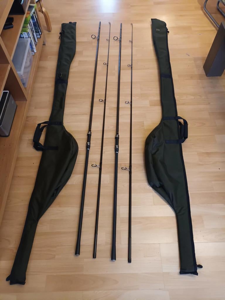 Karperhengels.Poelies rods . The general 13ft. 3.25lbs, Watersport en Boten, Hengelsport | Karpervissen, Ophalen