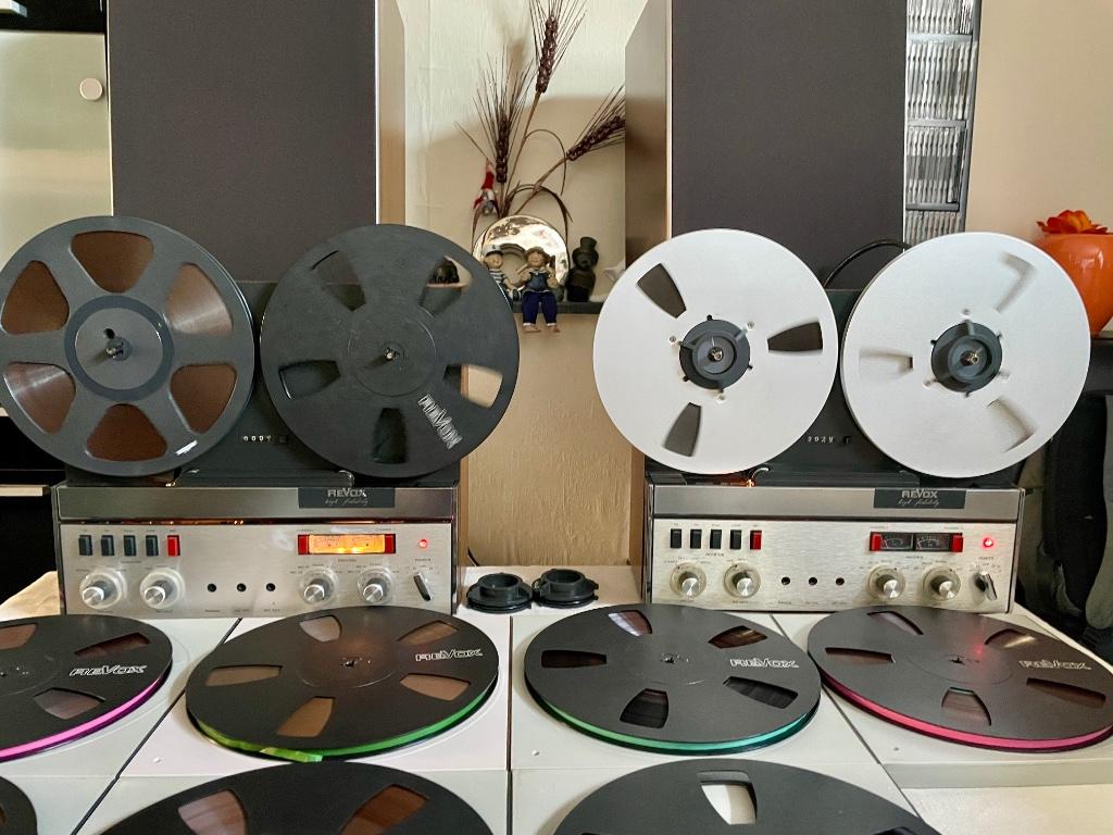 REVOX A77 et tuner A 76, baff Forum B -120 bobine et NAB, Enlèvement, Magnétophone, Avec bandes
