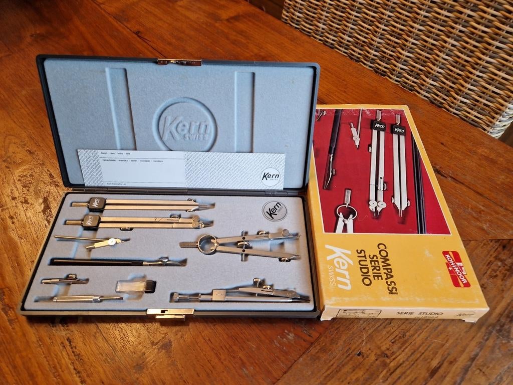 Vintage passerset Kern Swiss serie studio, Ophalen of Verzenden, Zo goed als nieuw