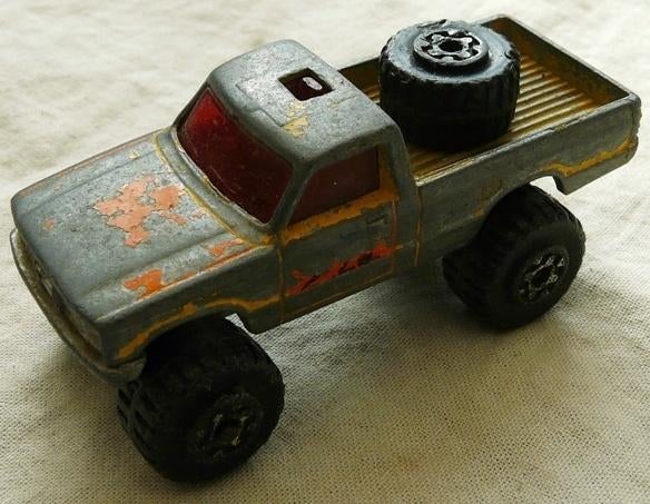 Matchbox, 1:64, No.13/63 4x4 Open Back Truck, 1983-1985.(1), Ophalen of Verzenden, Gebruikt, Auto