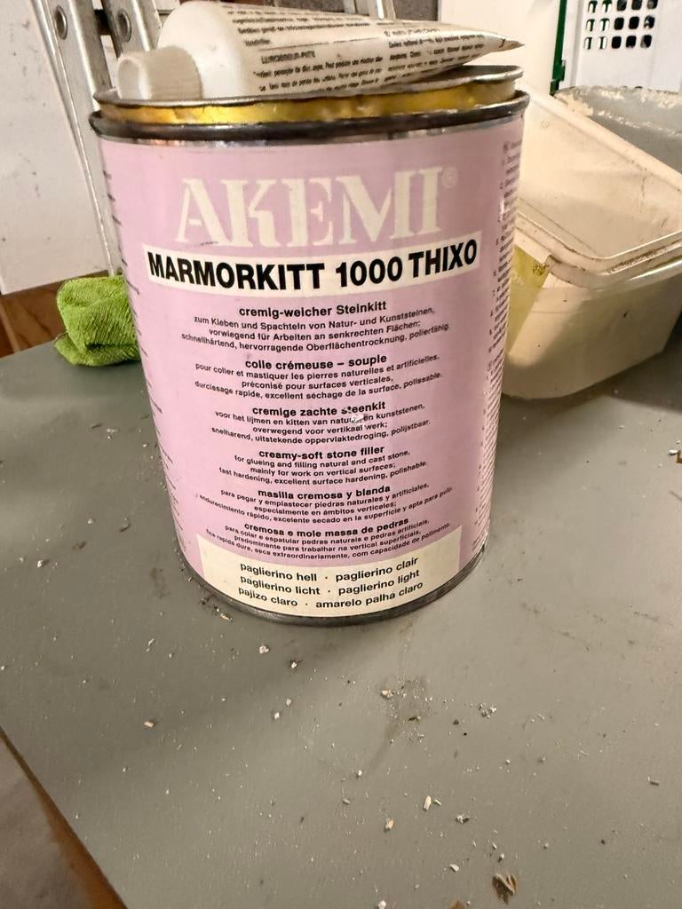 AKEMI marmer kit 1000 thixo, Moins de 5 litres, Enlèvement, Utilisé, Beige