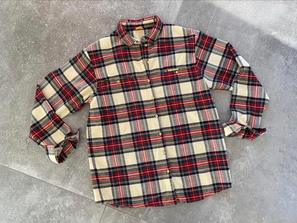 Morley rood geruit hemd houthakkershemd knopen maat 176 / 16, Garçon, Morley, Enlèvement ou Envoi, Chemise ou Chemisier