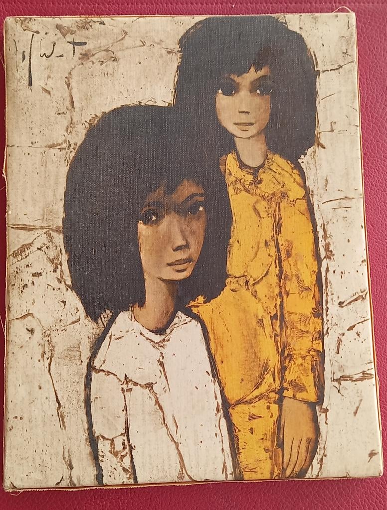 Jef Wauters (1927-2013) Deux filles, Enlèvement ou Envoi