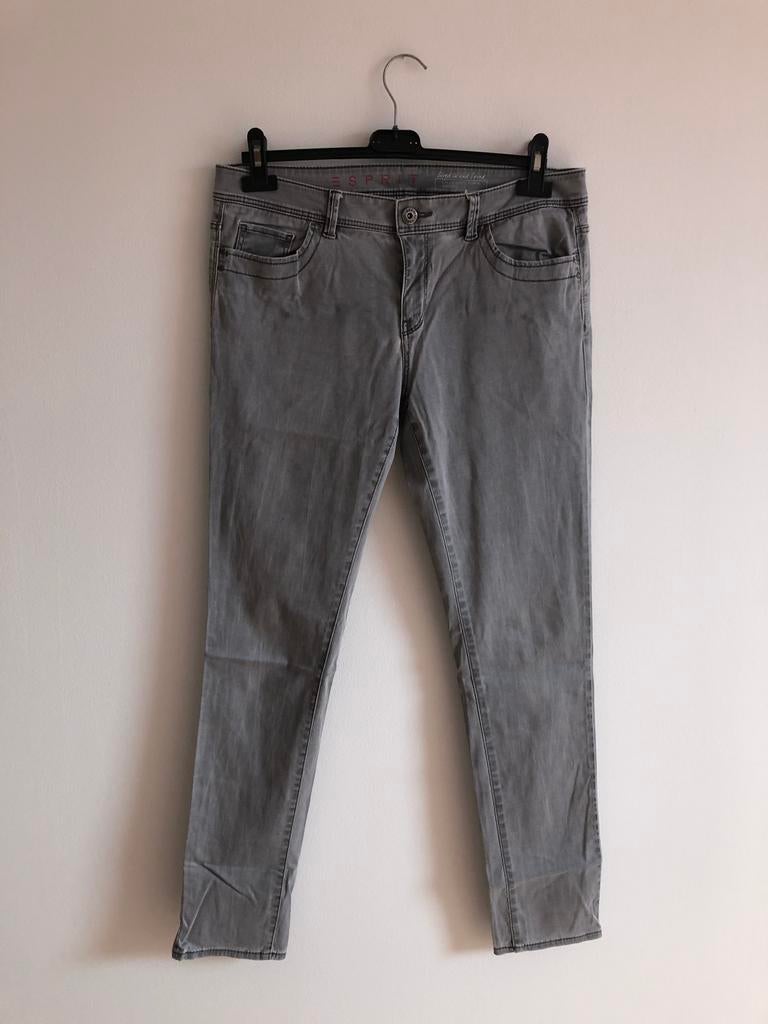 Pantalon gris femme Esprit taille 42, Ophalen of Verzenden, Grijs