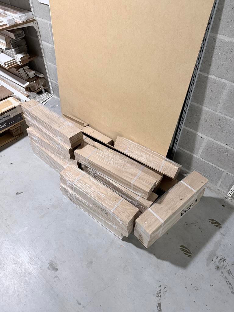 Parquet Massif baton rompu a vendre lot 15 m2, Bricolage & Construction, Enlèvement ou Envoi, Comme neuf