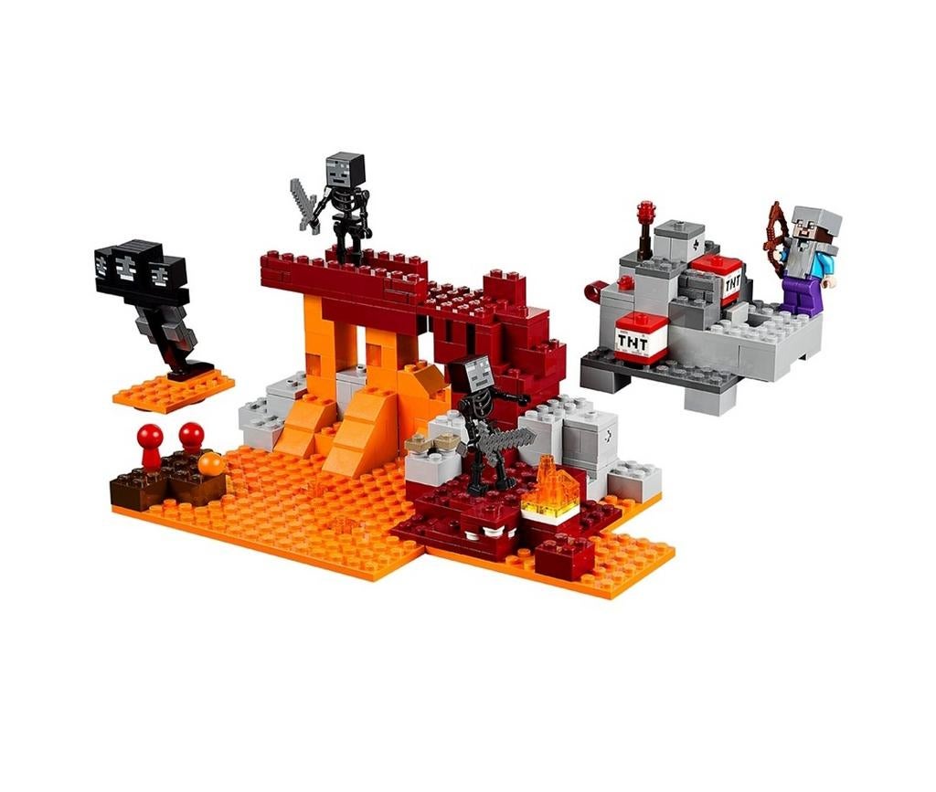 Lego Minecraft 21126: De Wither, Ophalen of Verzenden, Zo goed als nieuw, Complete set, Lego