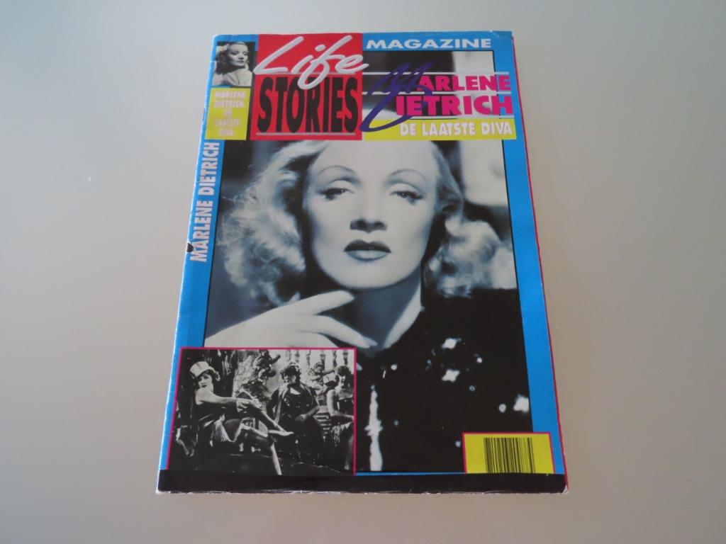 Marlène Dietrich – Life stories Magazine La dernière diva, Enlèvement ou Envoi, Cinéma ou Adaptation TV, Utilisé, Peter Vandeursen