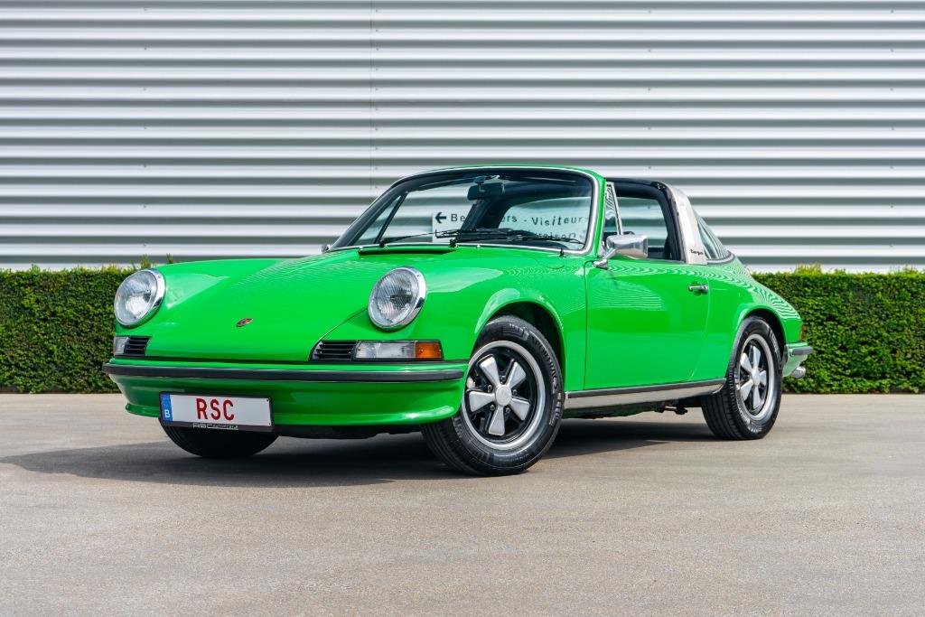 1973 Porsche 911 2.4S Targa, Auto's, 4 zetels, Achterwielaandrijving, Cabriolet, 2341 cc