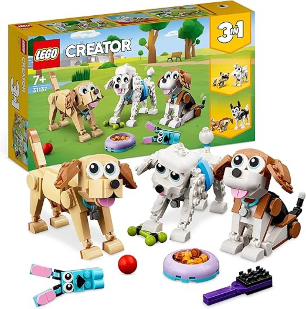LEGO Cute dogs LIVRAISON RAPIDE ET GRATUITE, Envoi, Neuf, Ensemble complet, Lego