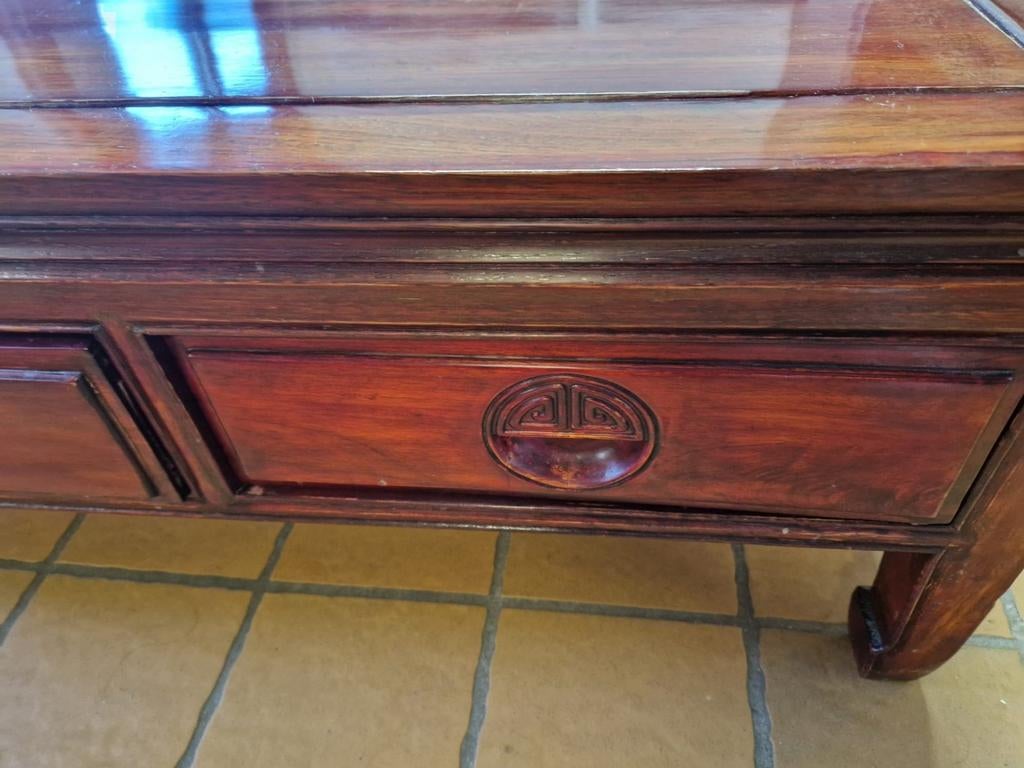 Jolie table salon en mérisier, Maison & Meubles, Tables | Tables de salon, Enlèvement, Comme neuf