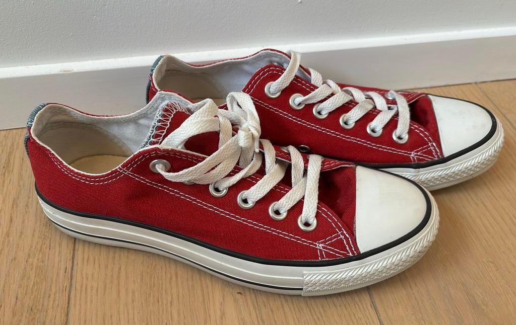 Converse rode damesschoenen 37,5, Ophalen of Verzenden, Zo goed als nieuw, Rood