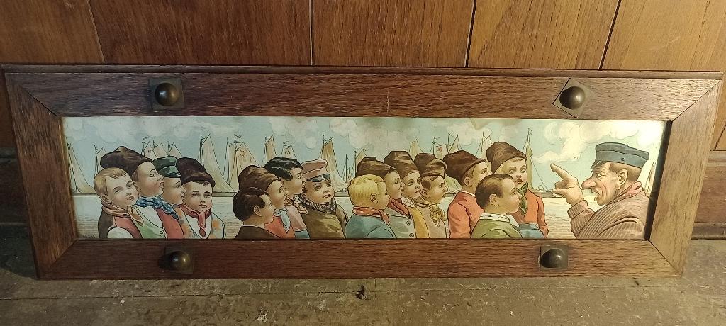 Oude chromolithografie, Adrian Babel, 1904, n336, Antiek en Kunst, Kunst | Etsen en Gravures, Ophalen of Verzenden