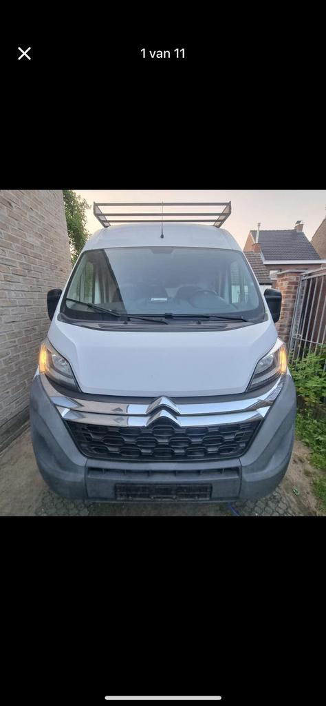 Citroën Jumper, Auto's, Stof, Zwart, Citroën, Wit