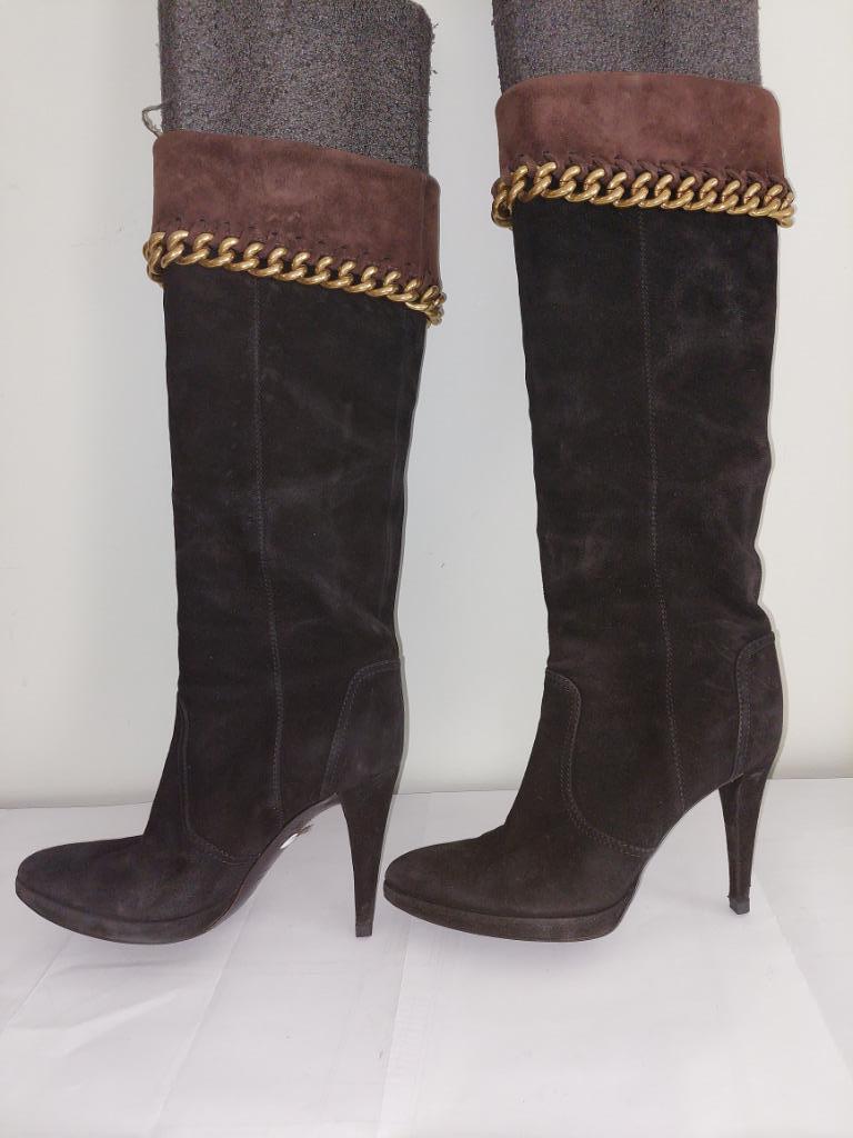 14C* SERGIO ROSSI sexy volle leren luxe laarzen (37), Kleding | Dames, Schoenen, Gedragen, Hoge laarzen, Zwart, Verzenden