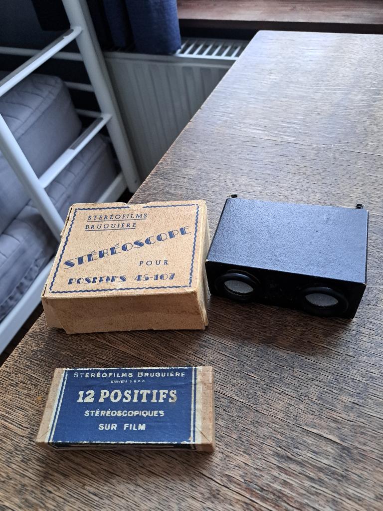 stereoscope met dia's van Lourdes, Verzamelen, Foto-apparatuur en Filmapparatuur, Ophalen, Voor 1940, Projector