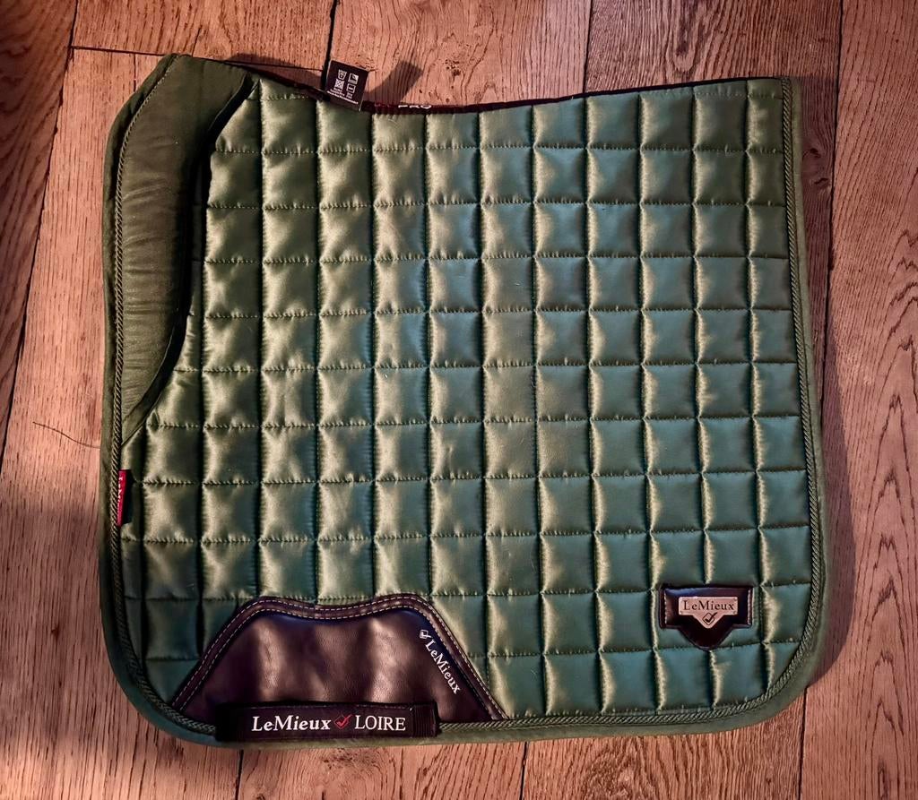 Plaid Lemieux - dressage complet - vert, Enlèvement, Comme neuf, Couverture