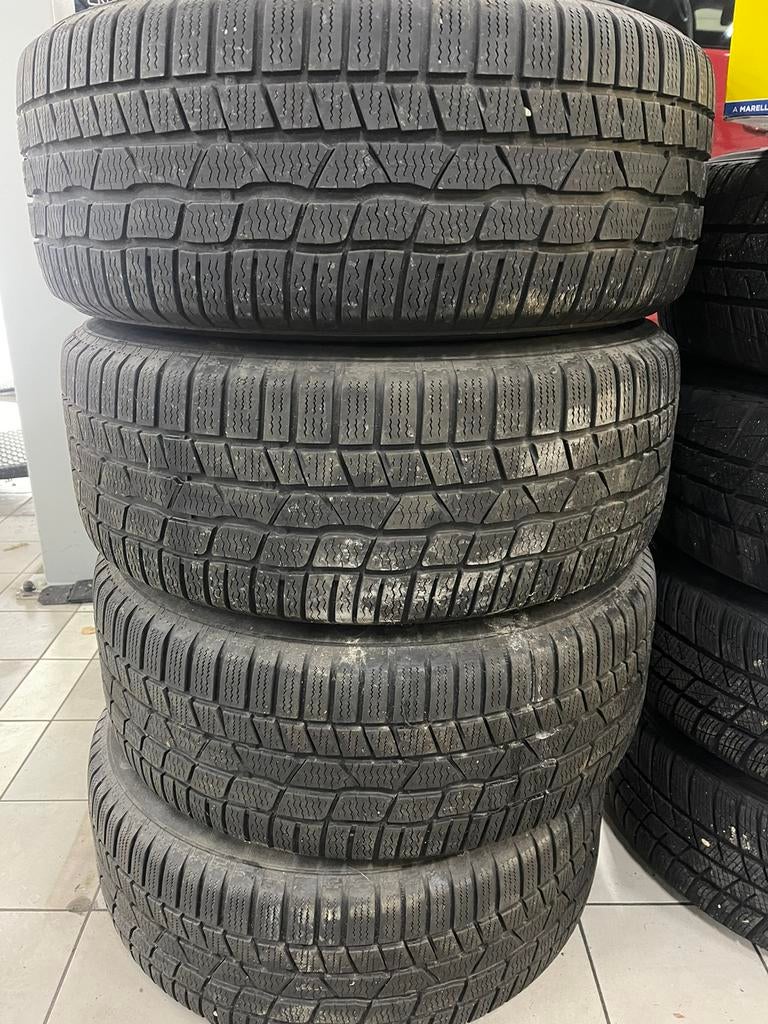 4 jantes en tole avec pneus hiver pour AUDI A4 (5x112), Enlèvement, Pneus hiver, Pneu(s)