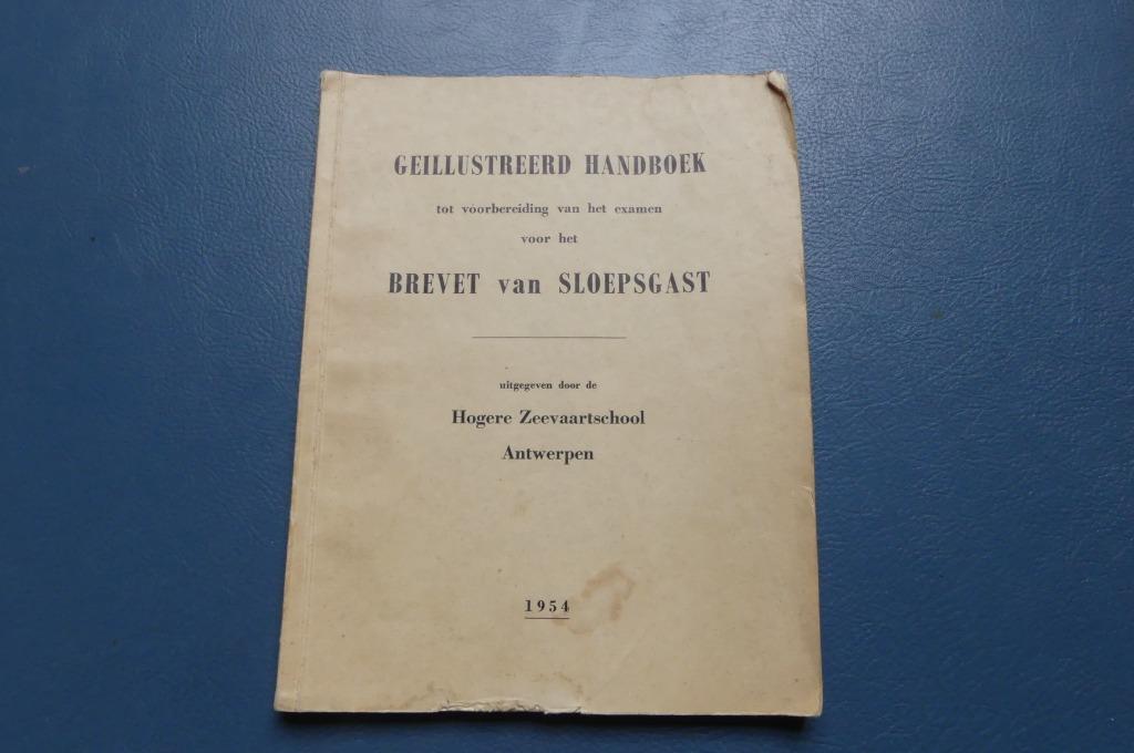 Boek, Brevet van sloepgast 1954, Enlèvement ou Envoi, Utilisé, Autres types