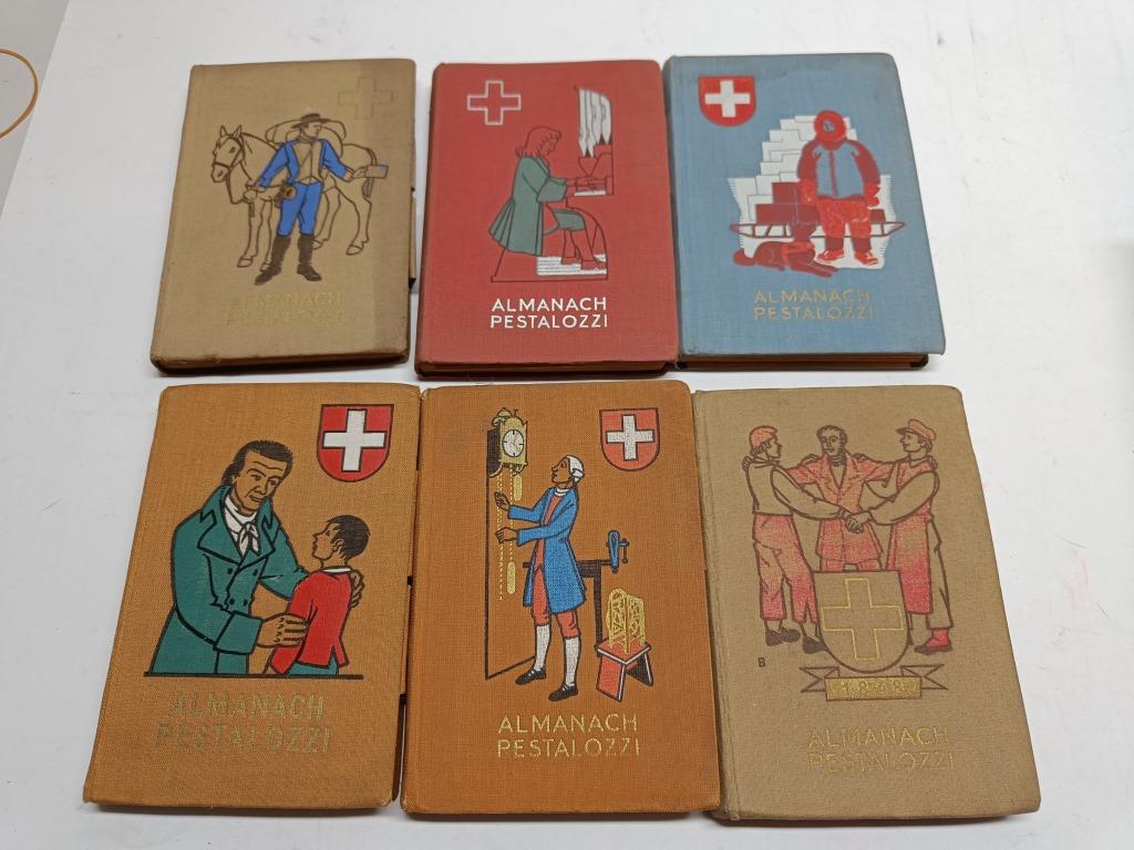 Almanach petalozzi 1946 tot 1951, Antiek en Kunst, Antiek | Boeken en Manuscripten, Ophalen of Verzenden