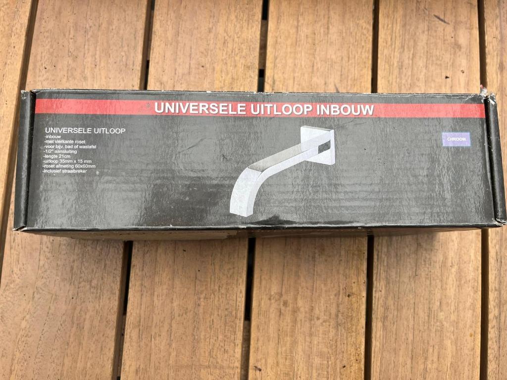 Robinet a encastrer, Bricolage & Construction, Sanitaire, Enlèvement, Neuf, Inox, Robinet