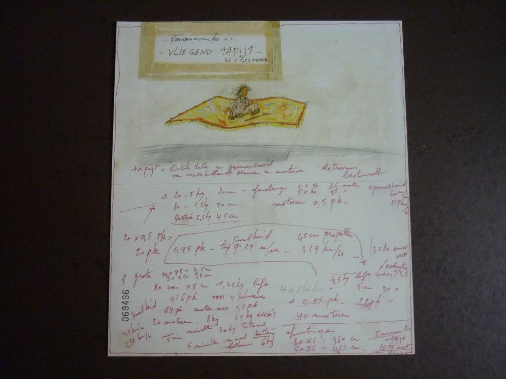 Panamarenko Vliegend Tapijt, Ophalen