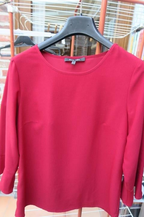Blouse rood vlindermouw Marie Méro mt 38, Kleding | Dames, Blouses en Tunieken, Maat 38/40 (M), Ophalen of Verzenden, Rood, Marie Méro