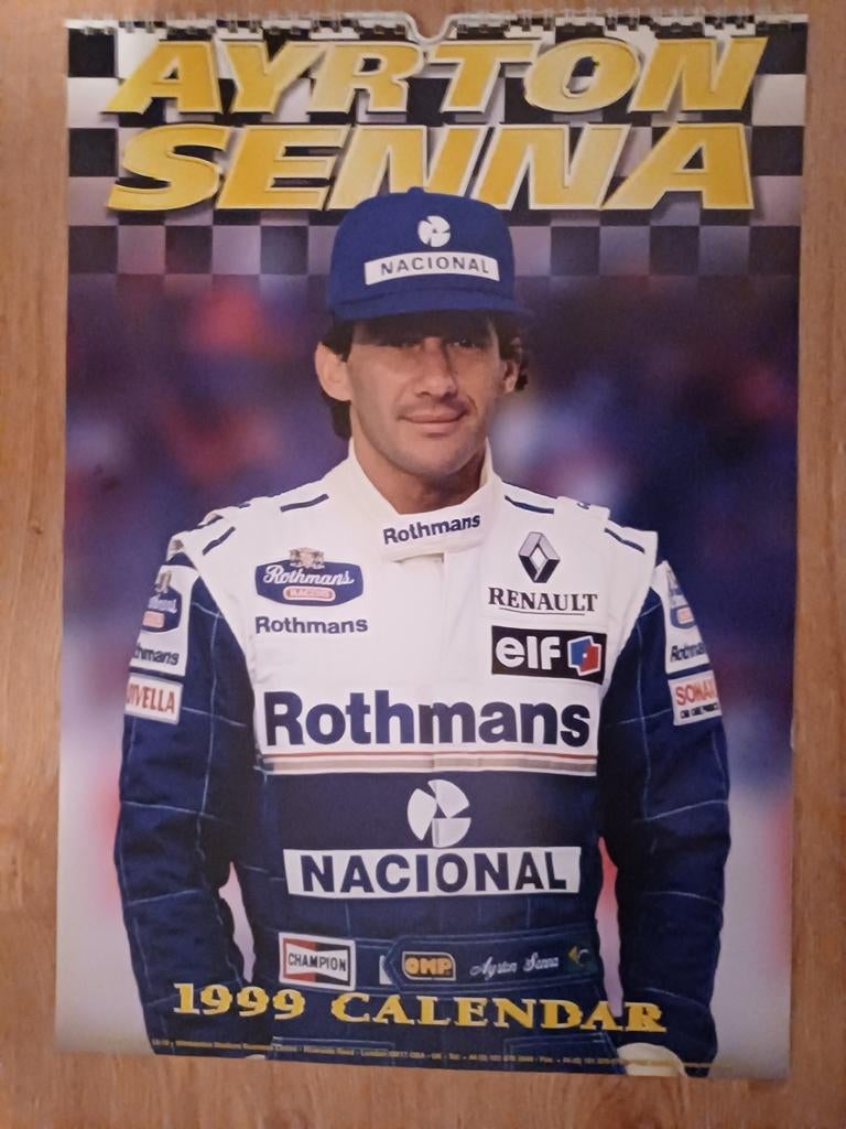 Kalender Ayrton Senna 1999, Ophalen of Verzenden