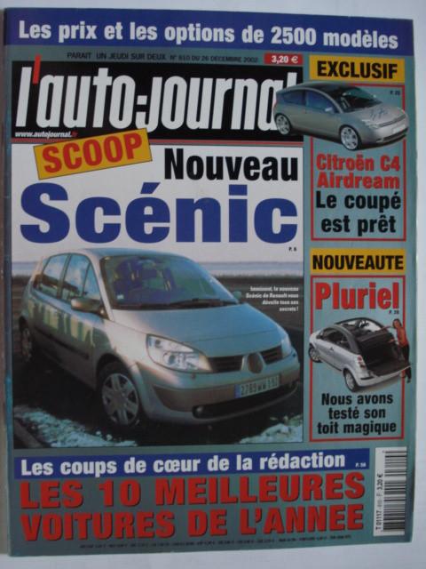 L'Auto-Journal 610 Renault Scenic/Citroën C3 Pluriel/C4 Coup, Envoi, Utilisé, Général