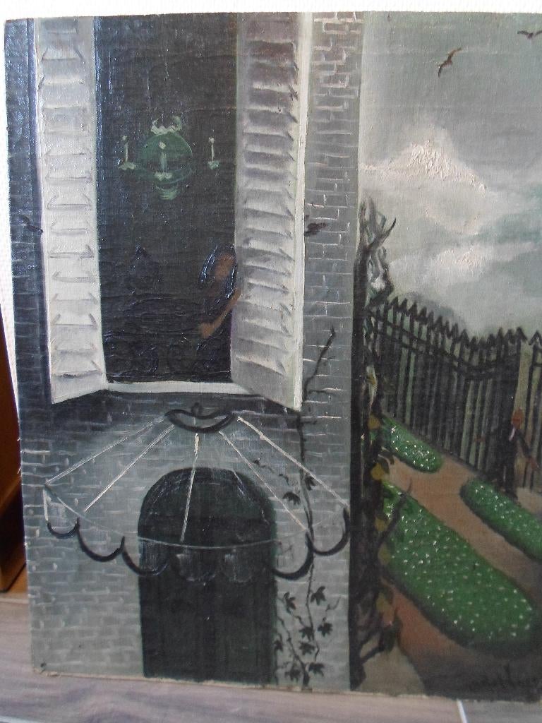 Vend huile sur panneau de Rachel Baes, Antiquités & Art, Enlèvement ou Envoi