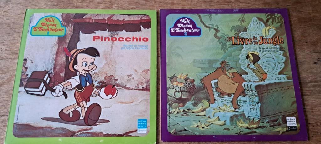 Collection Disney (complète): lot de 8 vinyles 33 Tours, Enlèvement ou Envoi