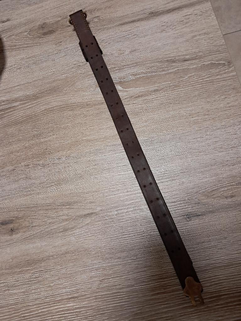 Bretelles cuir mod 1907 ww2, Collections, Envoi