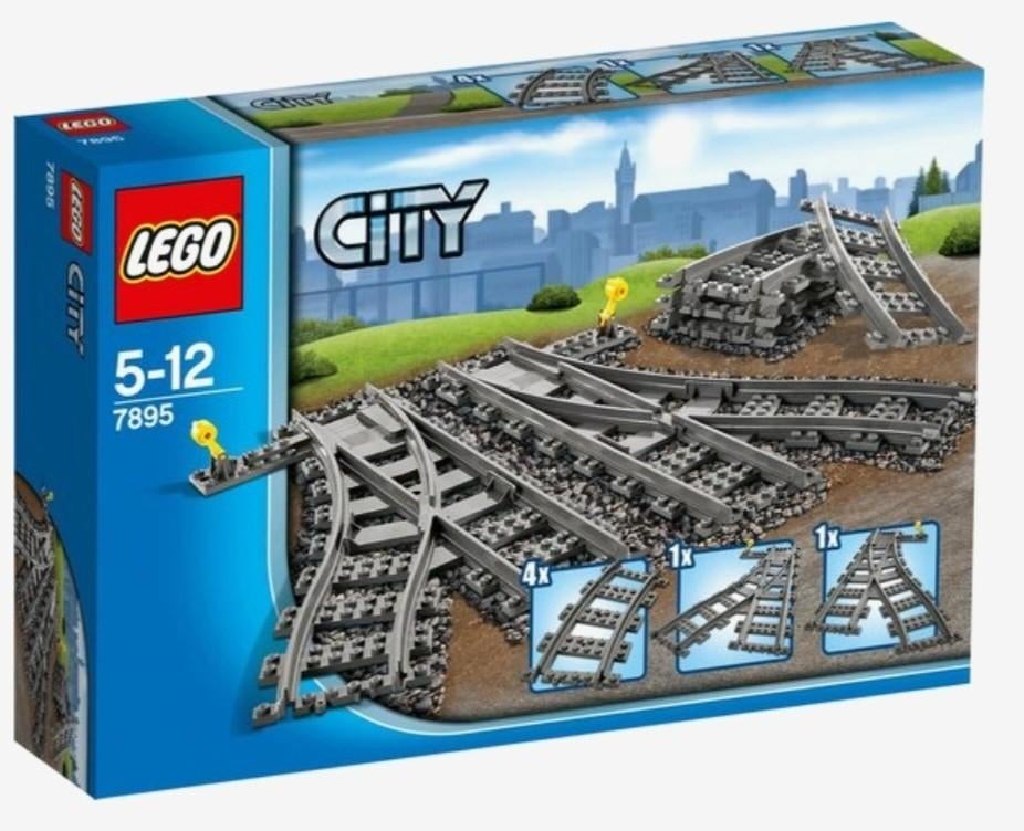Lego City 7895 Wissels, Ophalen, Zo goed als nieuw, Complete set, Lego