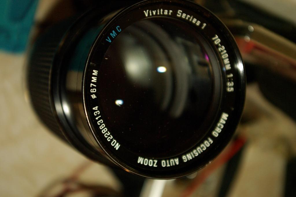 Objectif photo reflex Vivitar 67 mm Série 1 VMC zoom 70-210, TV, Hi-fi & Vidéo, Enlèvement ou Envoi, Comme neuf, Téléobjectif