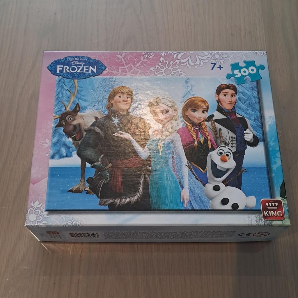 Puzzel Frozen: 500 stukjes (King) - Nieuw!, Kinderen en Baby's, Speelgoed | Kinderpuzzels, Ophalen of Verzenden, Nieuw