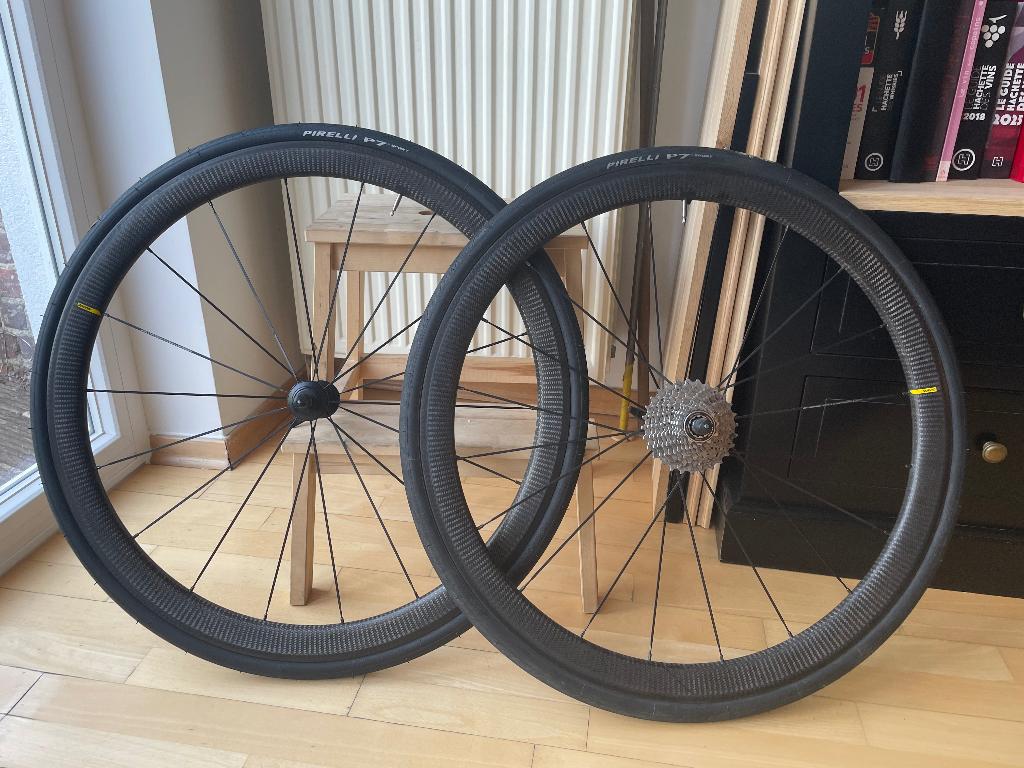 Mavic carbon wiel/velg, Fietsen en Brommers, Zo goed als nieuw, Mavic, Racefiets, Carbon