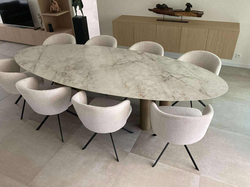 Tafel keramiek 300x120cm, Huis en Inrichting, 100 tot 150 cm, Wagenaarstraat 39, Algu design, Ophalen of Verzenden
