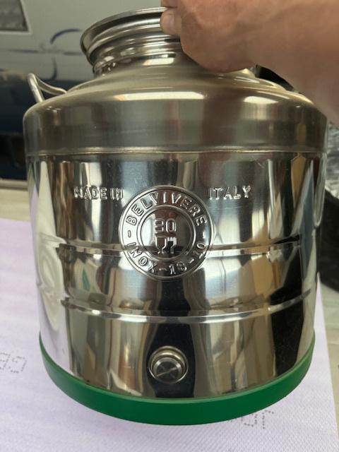 olijfolie vat wijn vat 30L, Huis en Inrichting, Ophalen, Nieuw, Inox, Pot, Bus of Blik