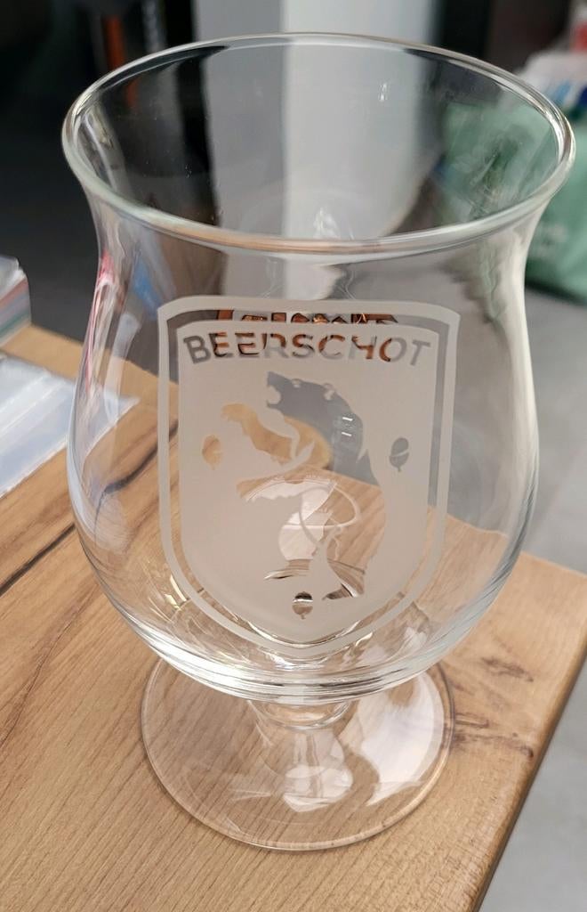 Duvel glas Beerschot, Ophalen of Verzenden, Duvel