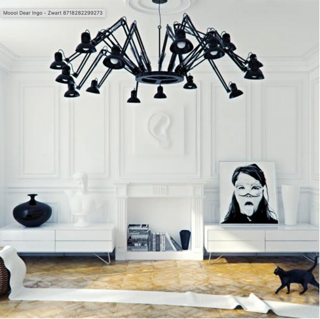 MOOOI Dear Ingo High-end hanglamp zwart gepoedercoat
