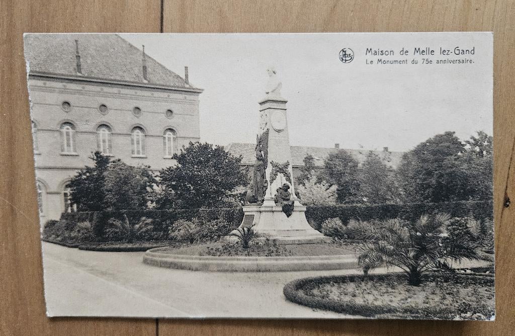 MELLE Cartes post anciennes « Maison de Melle lez Gand  », Enlèvement ou Envoi, 1920 à 1940, Affranchie, Bâtiment