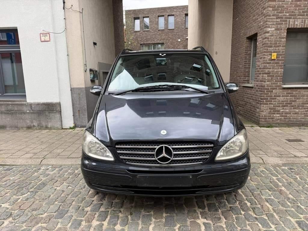 MERCEDES BENZ VIANO / 2.2 CDI / AUTOMAAT / DUBBEL CABINE /, Auto's, Automaat, Zwart, 4 cilinders, Zwart