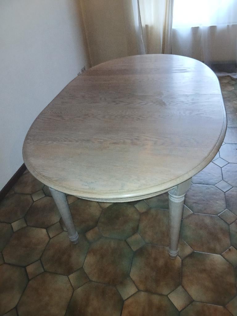 Eettafel landelijk eiken tafel, Huis en Inrichting, Tafels | Eettafels, Ophalen, Gebruikt, 100 tot 150 cm, Eikenhout