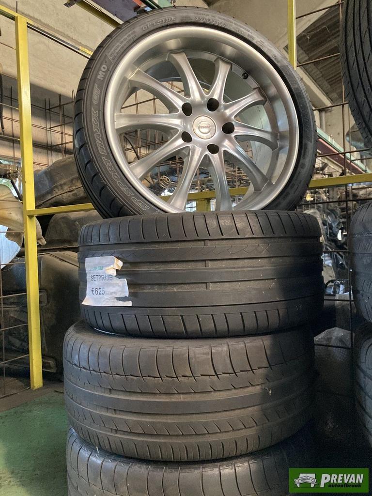 BMW E39 zomerbanden velgen 255/55/18 Dunlop, Auto-onderdelen, 18 inch, Gebruikt, 255 mm, -