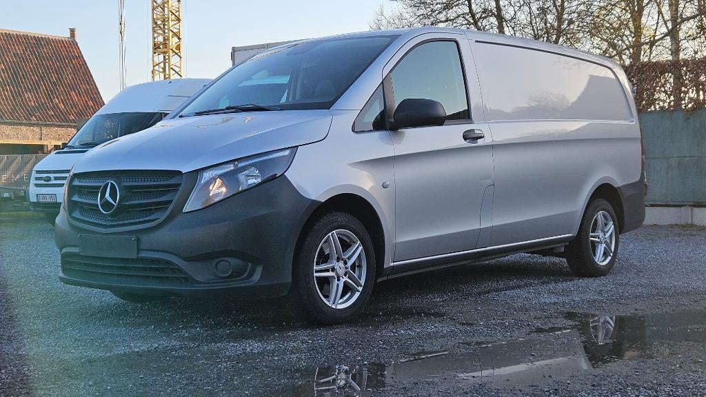 Mercedes-Benz Vito -116 CDI Automaat - Camera - Cuir -124dkm, Autos, Argent ou Gris, Achat, Euro 6, Entreprise