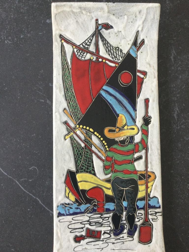 Prachtig San Marino Libertas wandkeramiek, Ophalen