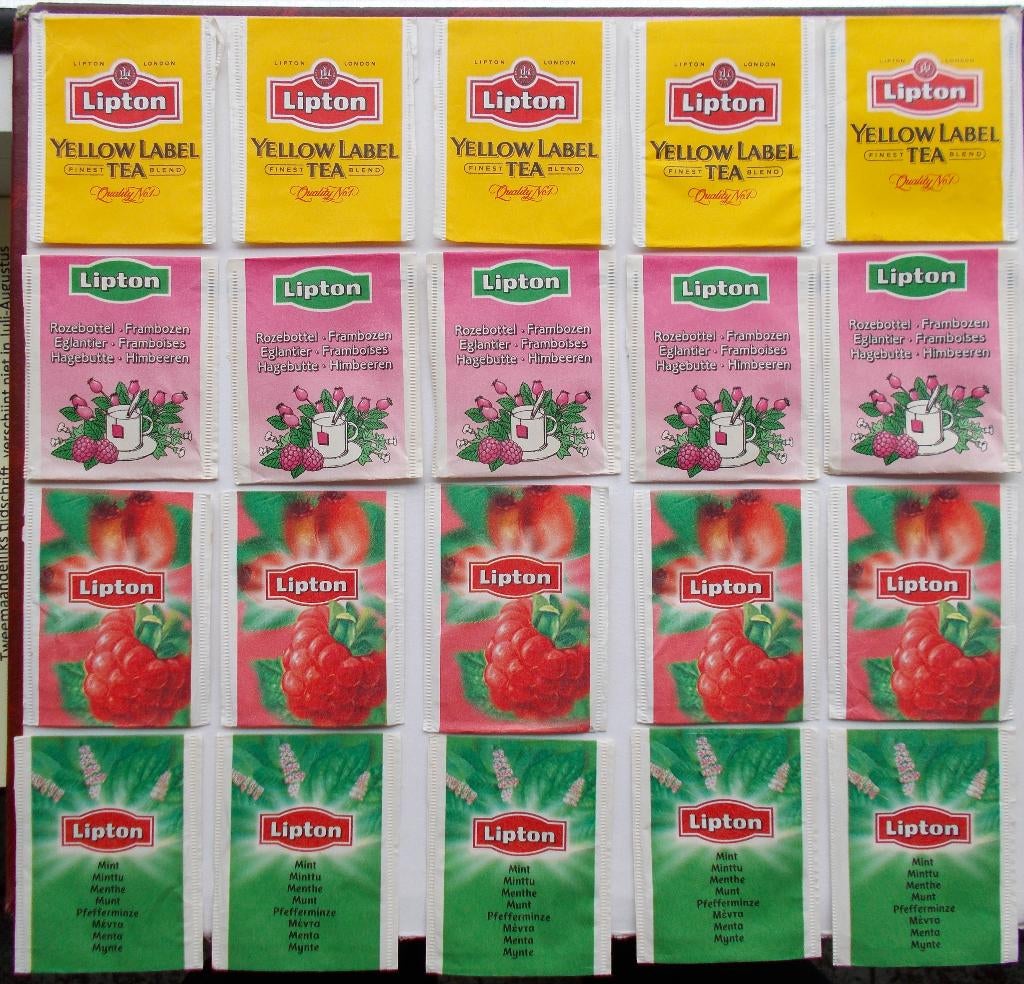 20 theezakjes Lipton, Hobby en Vrije tijd, Theezakjes, Verzenden, Theezakje(s)